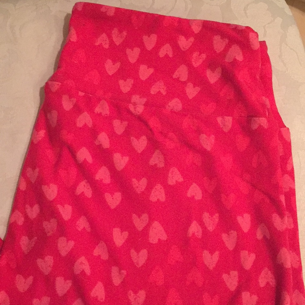 OS luluaroe valentine leggings